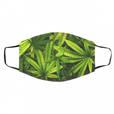 M-arij-ua-na C-a-n-na-bis Le-av-es Face Mask