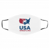U-S-A Wr-es-tlin-g Face Mask