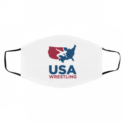 U-S-A Wr-es-tlin-g Face Mask