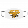 Na-v-y S-e-al L-og-o Face Mask