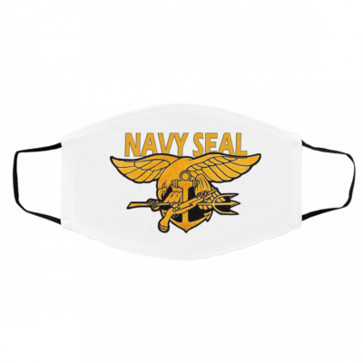 Na-v-y S-e-al L-og-o Face Mask