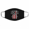 F-iref-ig-h-ter Th-in R-ed Lin-e A-me-ri-ca-n F-l-ag Face Mask