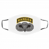 U-s Ar-my Ra-n-ger Ta-b w-i-th M-as-te-r Ju-m-p W-in-gs Face Mask