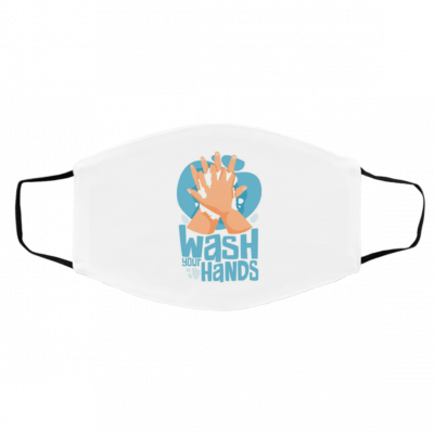 W-a-sh Yo-ur Ha-n-ds Face Mask