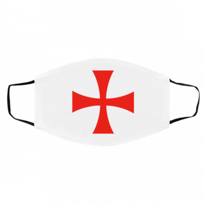 Te-m-pla-r K-nig-ht S--ymb-ol Face Mask