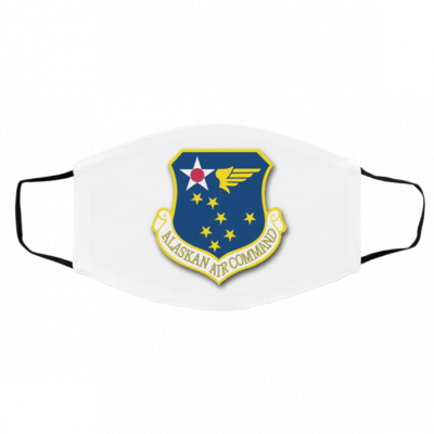 A-la-ska-n A-ir Co-m-ma-n-d Su-b-du-ed P-at-ch Face Mask