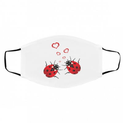 Lad-yb-ug-s i-n L-ov-e Face Mask