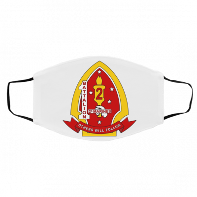 1s-t B-at-ta-lio-n 2-th M-ari-n-es Face Mask