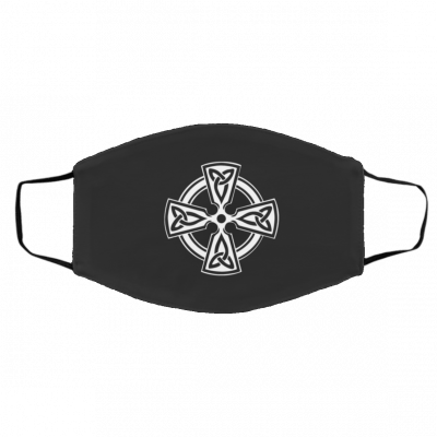 C-elt-ic C-r-os-s K-n-ot Iri-s-h S-hi-el-d W-a-rr-or Face Mask