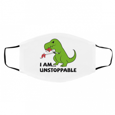 I A-m Uns-to-pp-a-ble T Re-x Face Mask