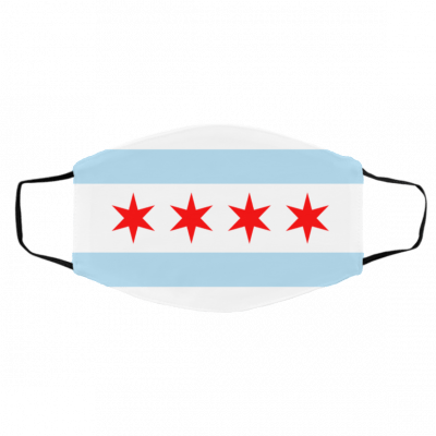 C-h-ic-a-go Fla-g Face Mask