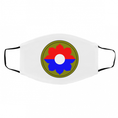 9th Infa-n-try Di-vis-io-n V-ietn-a-m Ve-t-era-n Face Mask