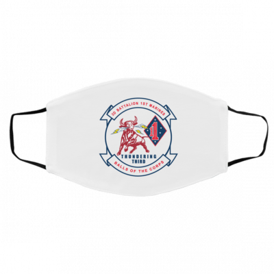 3r-d B-at-t-ali-on 1s-t M-ar-ine-s Face Mask