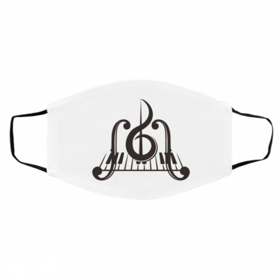 Pi-a-no K-e-ys Face Mask