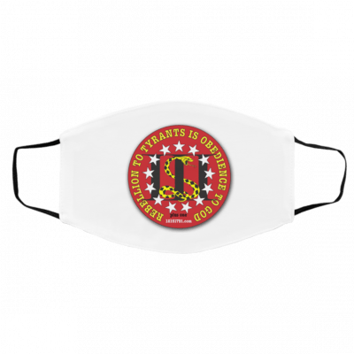 Thr-e-e Pe-rce-nte-rs Ga-d-sde-n Fla-g Do-n’t Tr-ea-d O-n M-e Face Mask