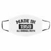 6-0-th Bi-rt-hd-ay G-ift-s M-ad-e i-n 1-9-5-9 Face Mask