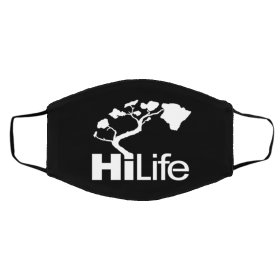 Ha- w- aii H -i L - ife - Be-a- u- tif- ul A-rt Face Mask