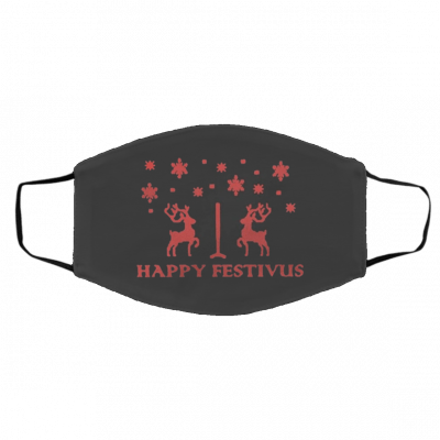 h-ap-p-y Fe-sti-vu-s D-e-e-rs Face Mask