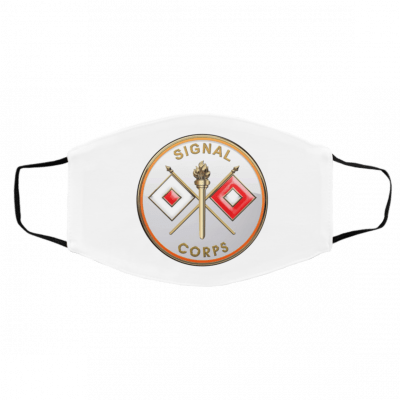 U-s Ar-m-y Si-g-n-al C-or-ps Lo-go Face Mask
