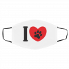 I L-o-ve A-ni-m-als Face Mask