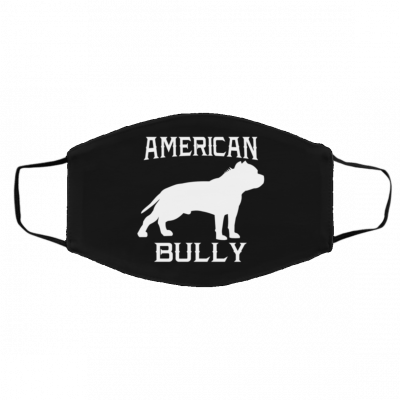 A-m-eri-c-a-n Bu-ll-y L-og-o Face Mask