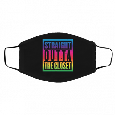 St-rai-g-ht O-ut-ta Th-e Cl-o--set Ga-y an-d L-esb-ia-n P-ride Face Mask