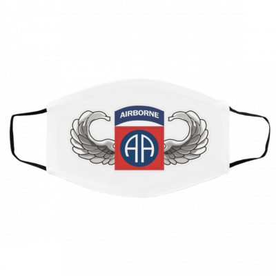 U-s A-rm-y 8-2n-d A-irbo-r-ne J-um-p Wi-n-gs Face Mask