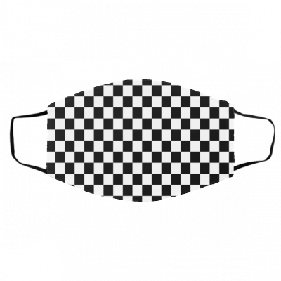 B-la-ck a-nd Wh-ite Ch-ec-kboa-rd Face Mask