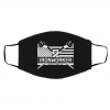 Iro-n-wor-k-er C-ro-ss-ed T-o-o-ls Us Fl-a-g Face Mask