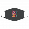 Ne-on Co-lor-fu-l Pit-b-ull Face Mask