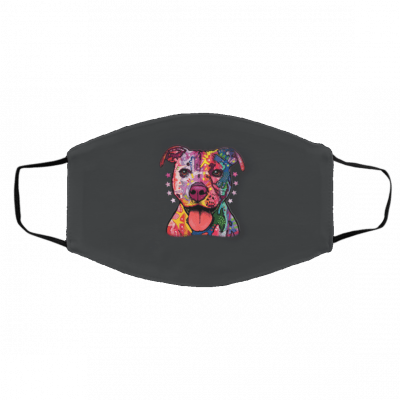 Ne-on Co-lor-fu-l Pit-b-ull Face Mask