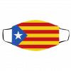 C-atalo-nia Es-tela-da Bl-av-a Fl-ag Face Mask