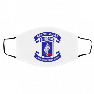 Ar-m-y 17-3rd A-irb-or-ne Bri-ga-de Face Mask