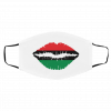 P-a-n A-m-e-ric-an Af-r-ic-an H-e-ri-ta-ge Fl-a-g C-olo-rs Li-ps Face Mask