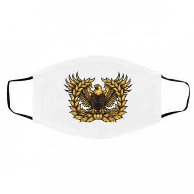 W-arr-ant O-ffi-cer R-isin-g Ea-gle Face Mask