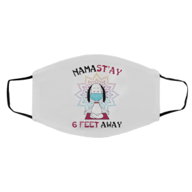 N-am-ast-’ay 6- Fe-et A-w-ay Co-ro-na V-iru-s S-no-op-y Face Mask