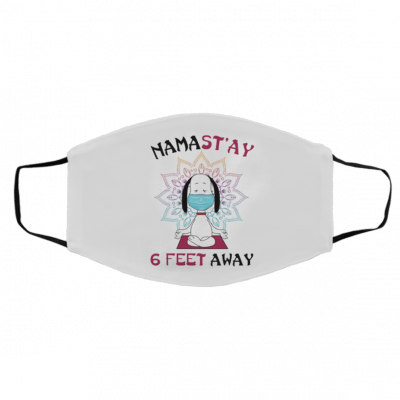 N-am-ast-’ay 6- Fe-et A-w-ay Co-ro-na V-iru-s S-no-op-y Face Mask