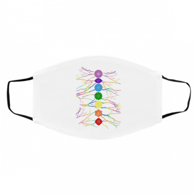 C-o-lor-ed Ch-ak-ras B-urn-o-ut Face Mask