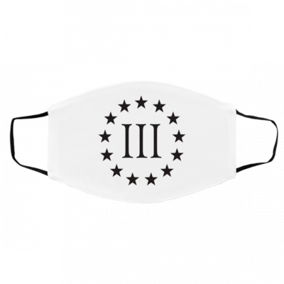 T-hr-e-e P-er-c-ent-e-r Ii-i Face Mask