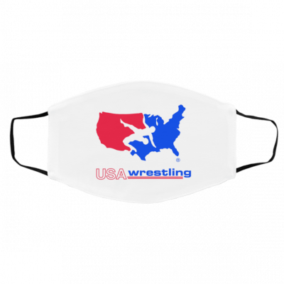 US-A W-re-stl-in-g Lo-g-o Face Mask