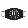 T-hr-e-e Pe-rce-n-ter 1776 Sy-m-bol Face Mask