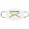 Ar-m-y In-fa-ntr-y Br-an-ch I-nsig-ni-a Face Mask