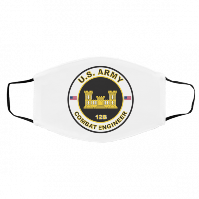 U-s Ar-m-y C-om-b-at Engi-n-ee-r Face Mask