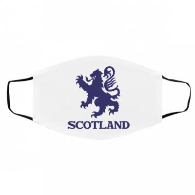 S-cot-tis-h F-la-g Lio-n Face Mask
