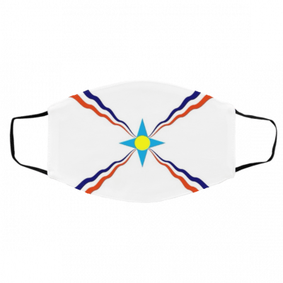 As-sy-ria-n Fl-ag Face Mask