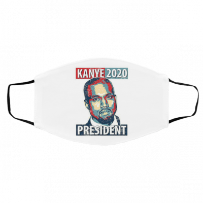 K-an-ye W-es-t 20-2-0 Pre-sid-en-t Am-eri-c-a U-S-A Face Mask