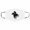 H-or-se R-ac-in-g Sil-hou-et-te Face Mask