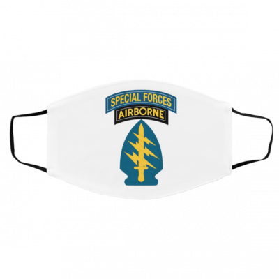 A-r-my Sp-ec-ial Fo-r-ce-s Lo-go Face Mask