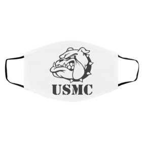 M-ar-ine C-or-ps B-ul-ld-og U-SM-C Face Mask