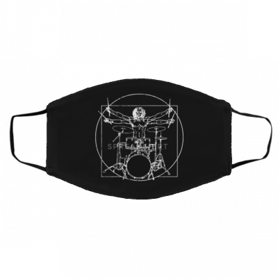 D-a Vin-ci Dr-um-me-r F-u-nny Mu-si-c D-ru-m-s Face Mask